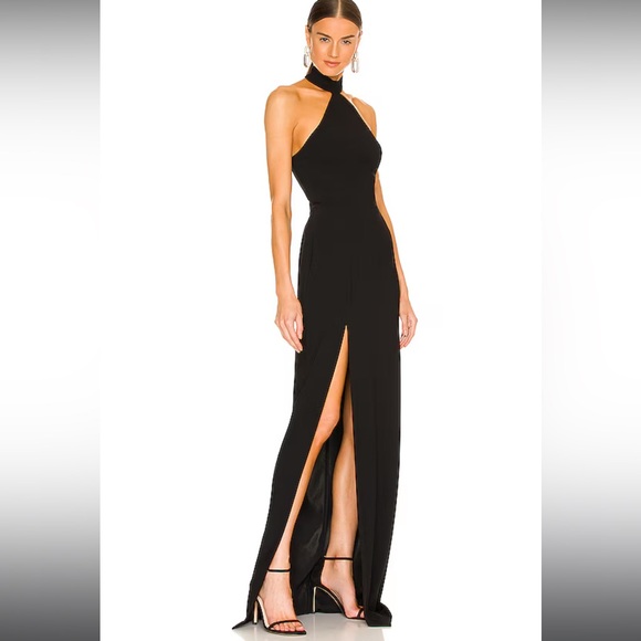 Queen Gown in Black Amanda Uprichard - small (no flaws) - Picture 2 of 5